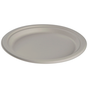 GASTRO kuitulautanen, 22 cm halkaisijalla, biohajoava valkoinen, 500 kpl/ltk