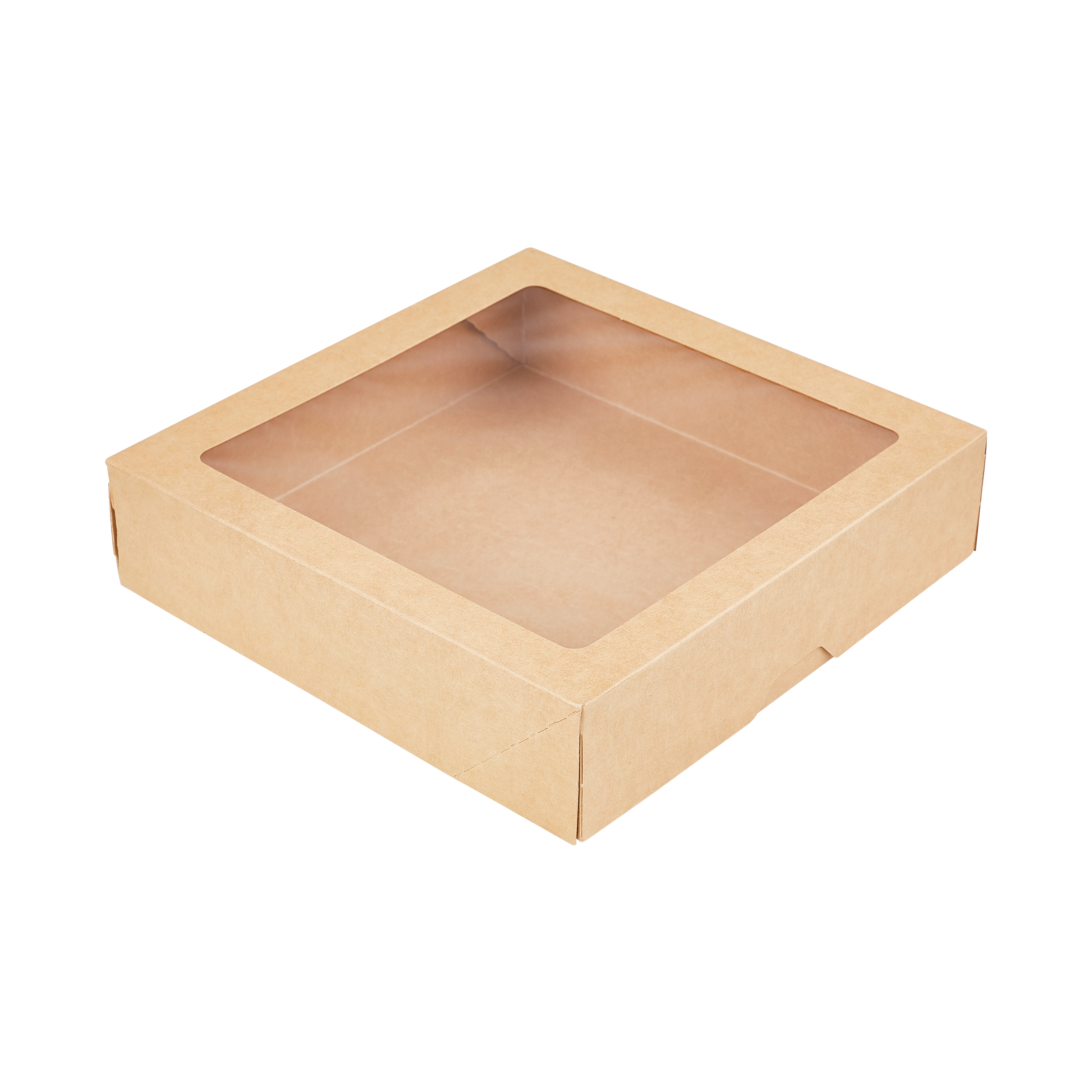 Onebox 1500 ml, Kraft, 20x20x4 cm, 150 kpl