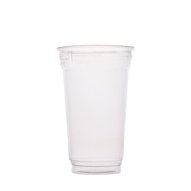 Läpinäkyvä rPET-smoothiemuki 500 ml, Ø 95 mm, 50 kpl/pakkaus
