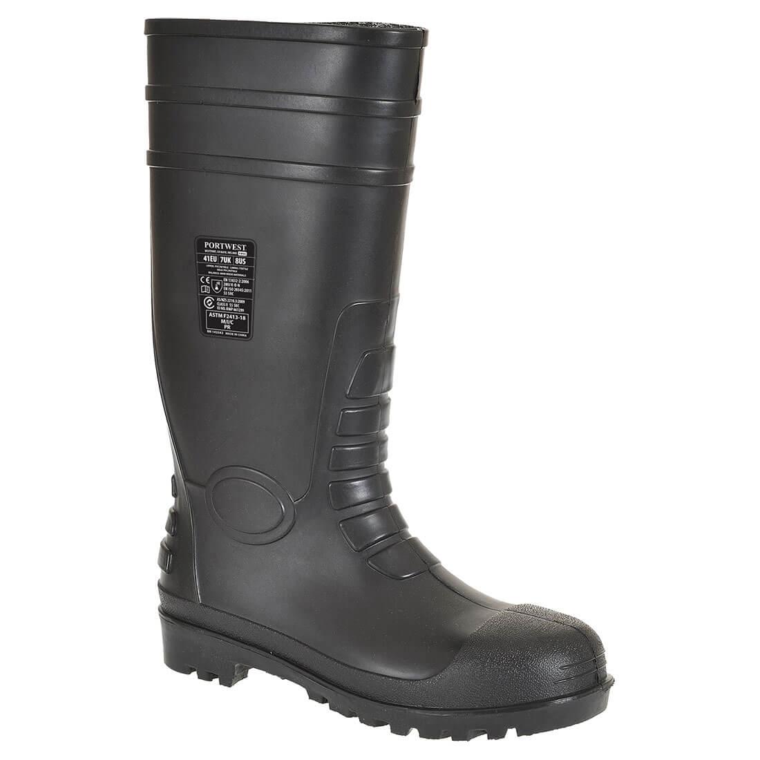 Musta Total safety Wellington turvasaapas S5 - HoReCatarvike.fi