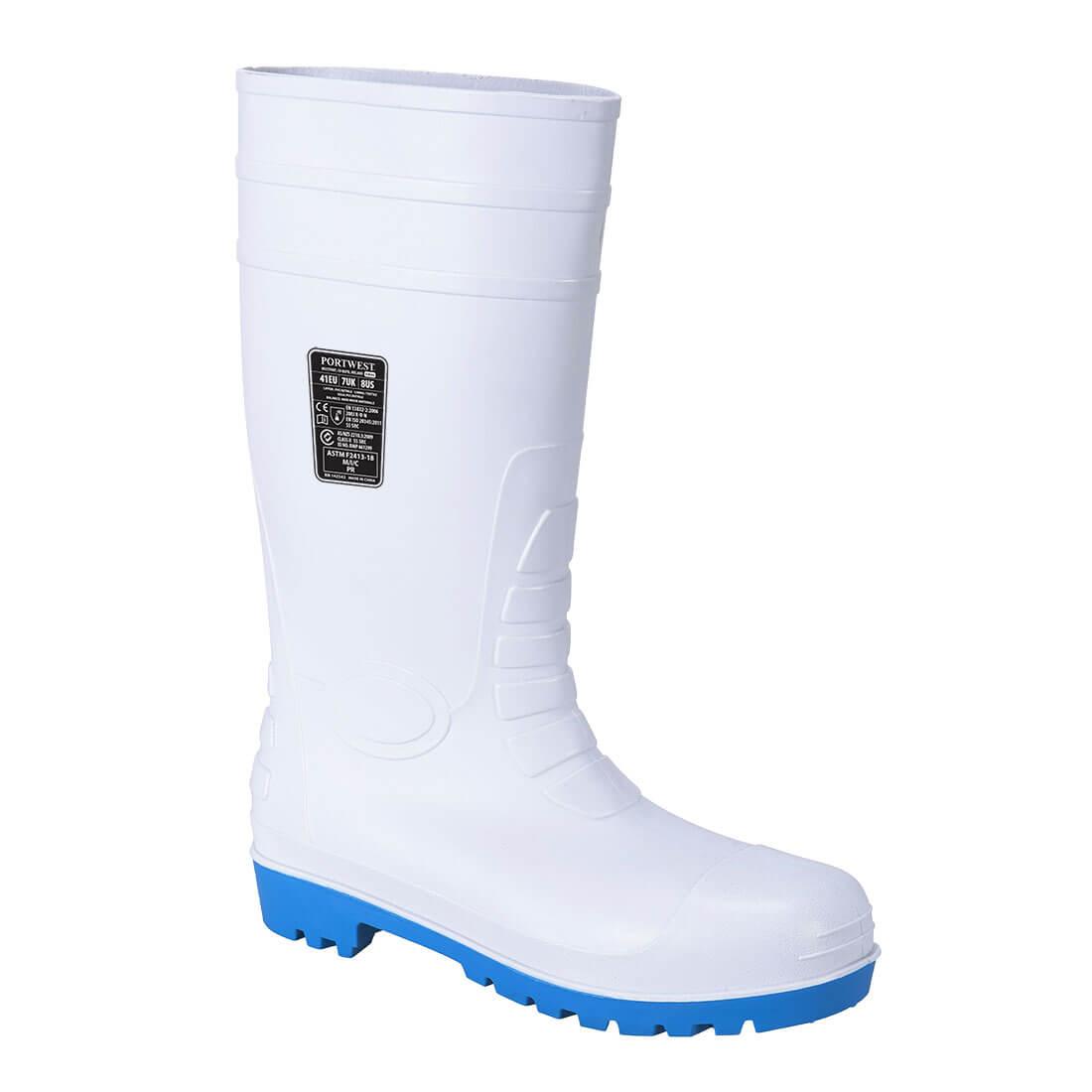 Valkoinen Total safety Wellington turvasaapas S5 - HoReCatarvike.fi