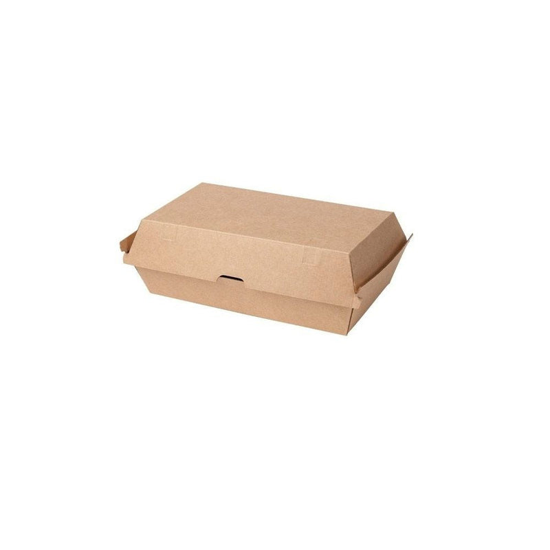 Kartonkinen take away -rasia höyryrei'illä, 21.4 x 11.4 x 8.5 cm, 50 kpl