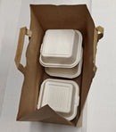 Carrier S-LOW take-away kassi, ruskea, 35x17x24,5 cm, 250 kpl