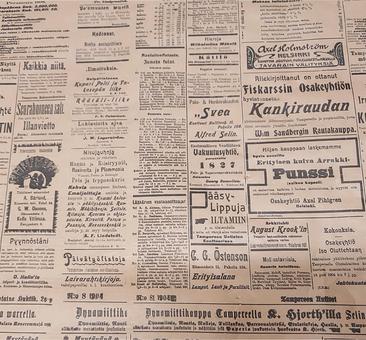 Voimapaperi Sanomalehtiprintillä, 7 kg / 200 metriä