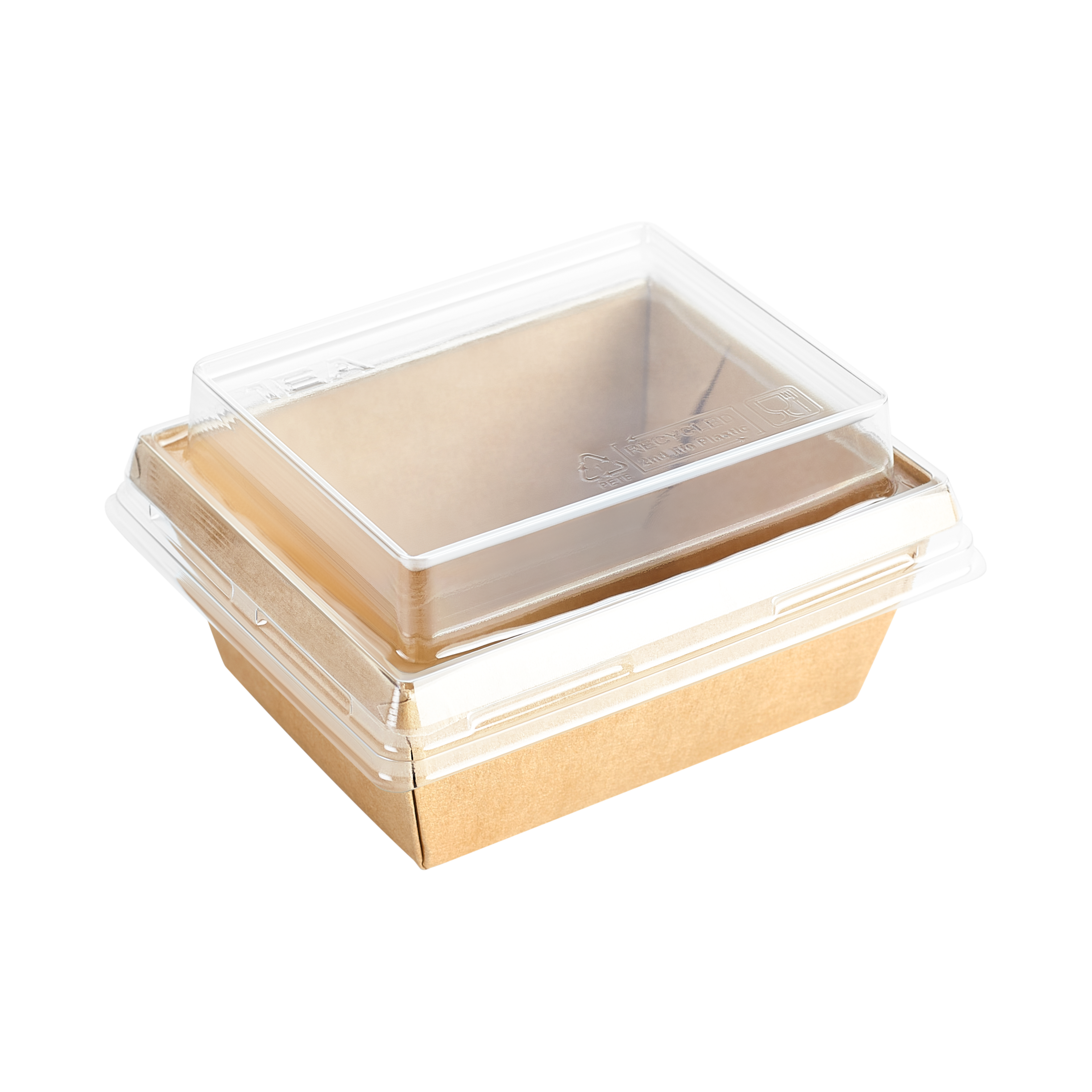 Oneclick kartonkirasia, 250 ml, 2 cm kupukannella, 8,5x10x4,5 cm, 50 kpl
