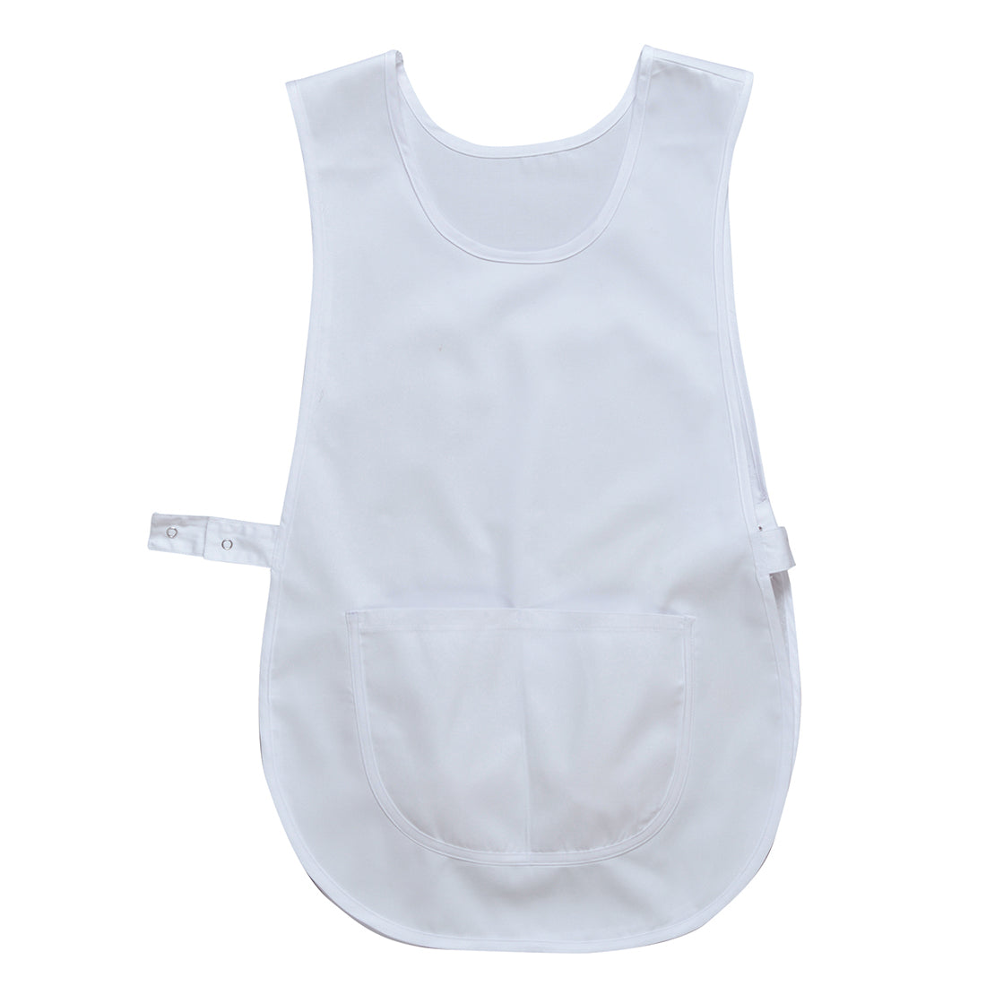 Tabard-essu taskulla, valkoinen