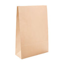 Ruskea tasapohjapussi, 22x12x29 cm, 1000 kpl