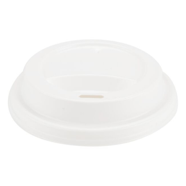 Kahvikupin kansi Ø 80 mm, valkoinen, 100 kpl
