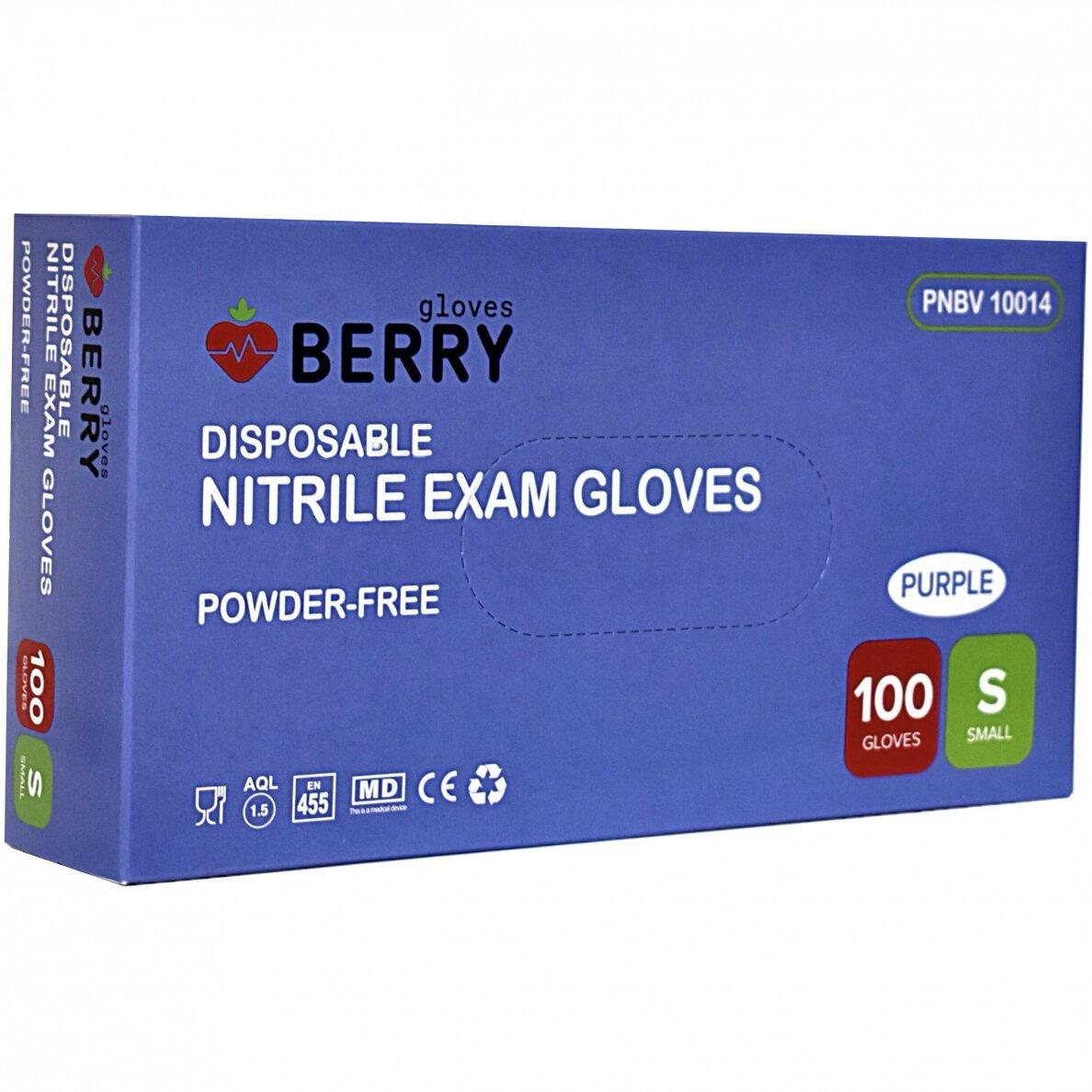 Nitriilikäsine Berry/Mercator, sininen, 100 kpl/rasia
