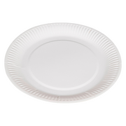 Paperilautanen, valkoinen Ø15cm, 100 kpl/pkt