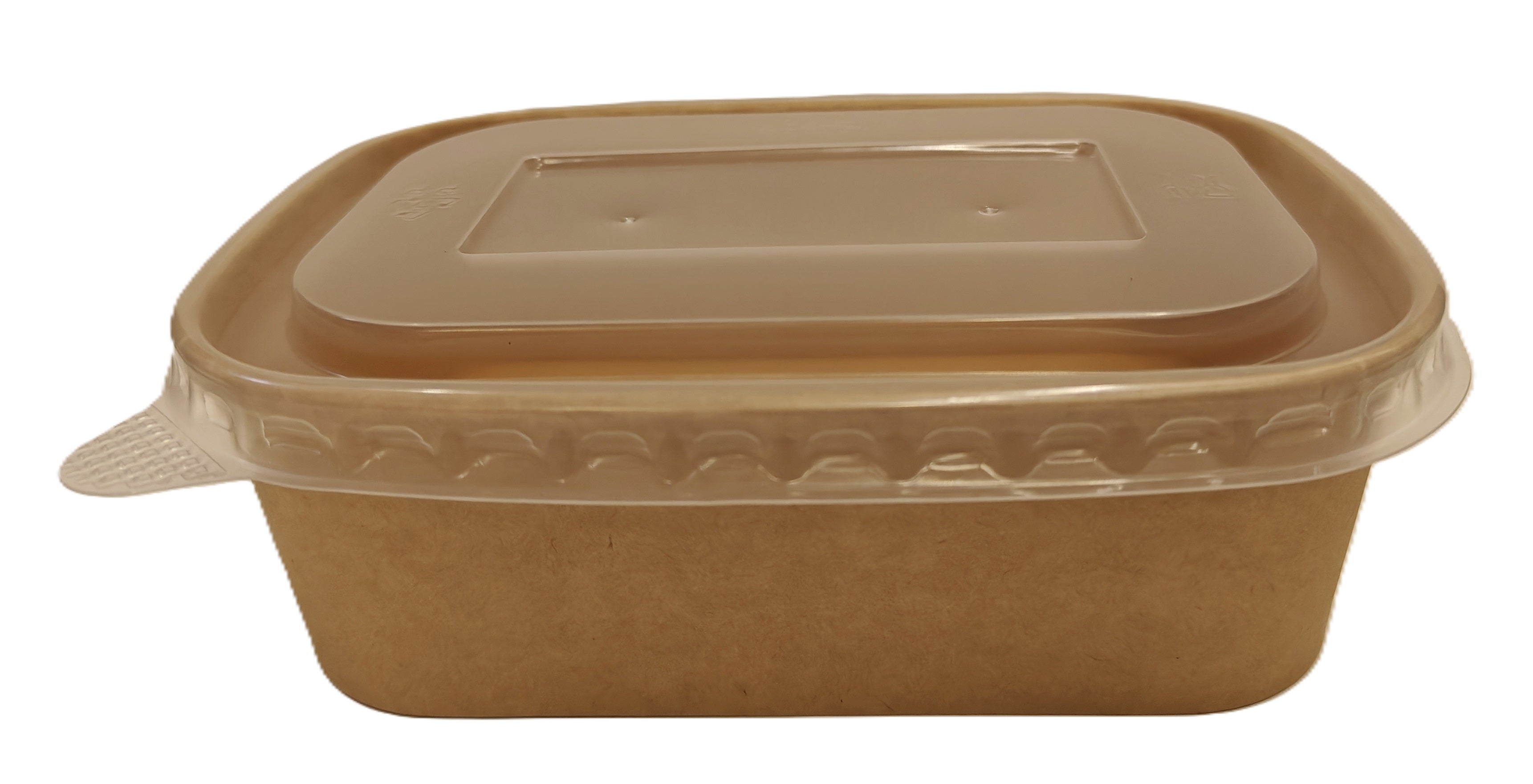 Kartonkinen lounasrasia kannella 750 ml, 50 kpl