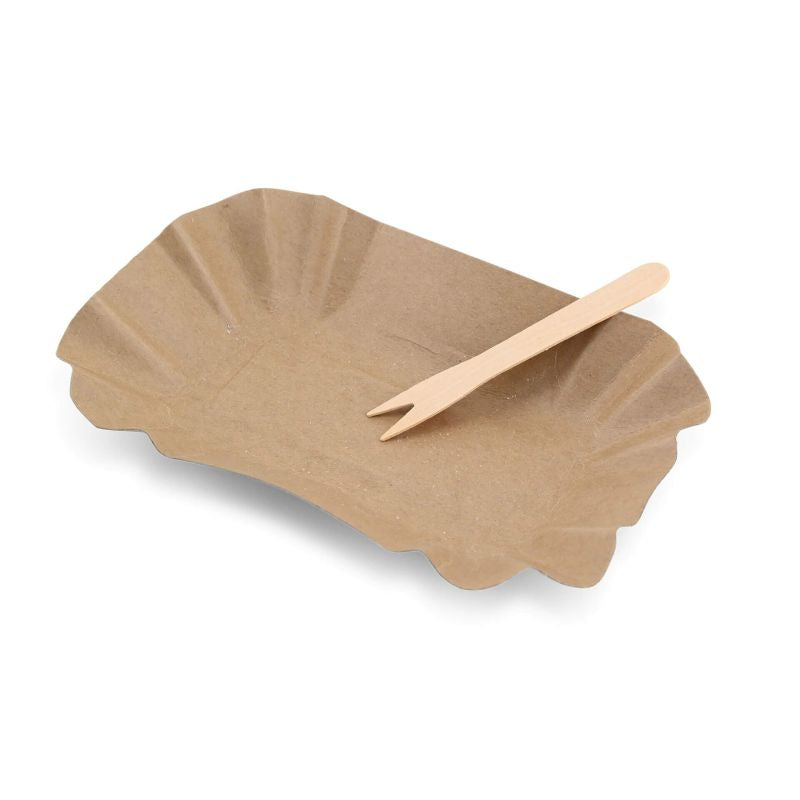 Maistatushaarukka, puuta, 8,5 cm, 1000 kpl/pkt
