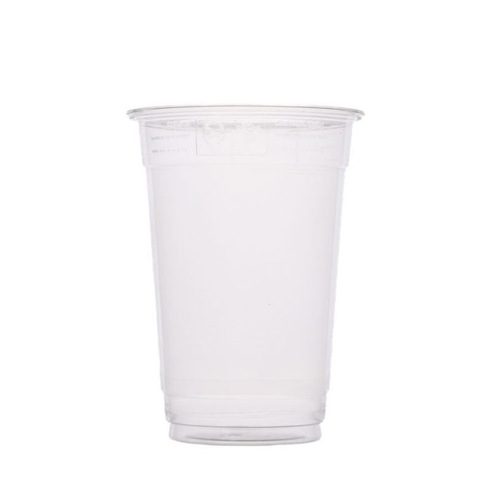 Läpinäkyvä rPET-smoothiemuki 400 ml, Ø 95 mm, 50 kpl/pakkaus