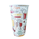 Biohajoava kartonkinen oluttuoppi 450 ml, 40 kpl