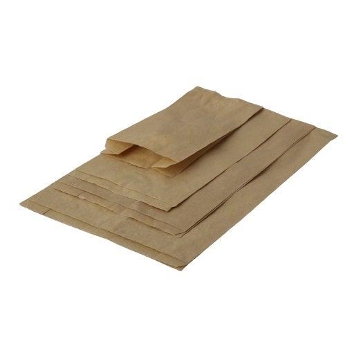 Elintarvikekelpoinen paperipussi ruskea 2 kg, 310x150x85 mm, 500 kpl - HoReCatarvike.fi