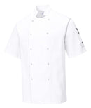 Cumbria lyhythihainen valkoinen kokintakki - HoReCatarvike.fi