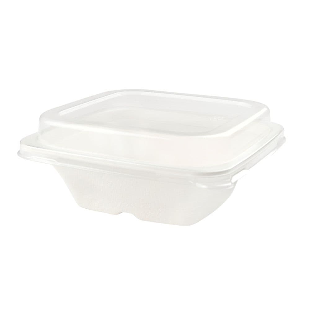 Muovikansi bagassikulhoille 600 & 800 ml, 50 kpl