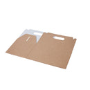 Kartonkinen eväsrasia kahvalla, L, 25 x 15 x 15 cm, 75 kpl