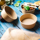 Kartonkinen pyöreä take away -kulho, 400 ml, Ø15 cm, 50 kpl