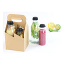 Kartonkinen pulloteline 4 pullolle, 150 kpl