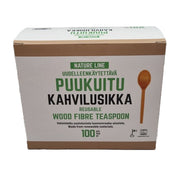 Puukuitukahvilusikka 130 mm, 100 kpl