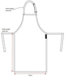 Puuvillainen BIB-esiliina mitat - HoReCatarvike.fi